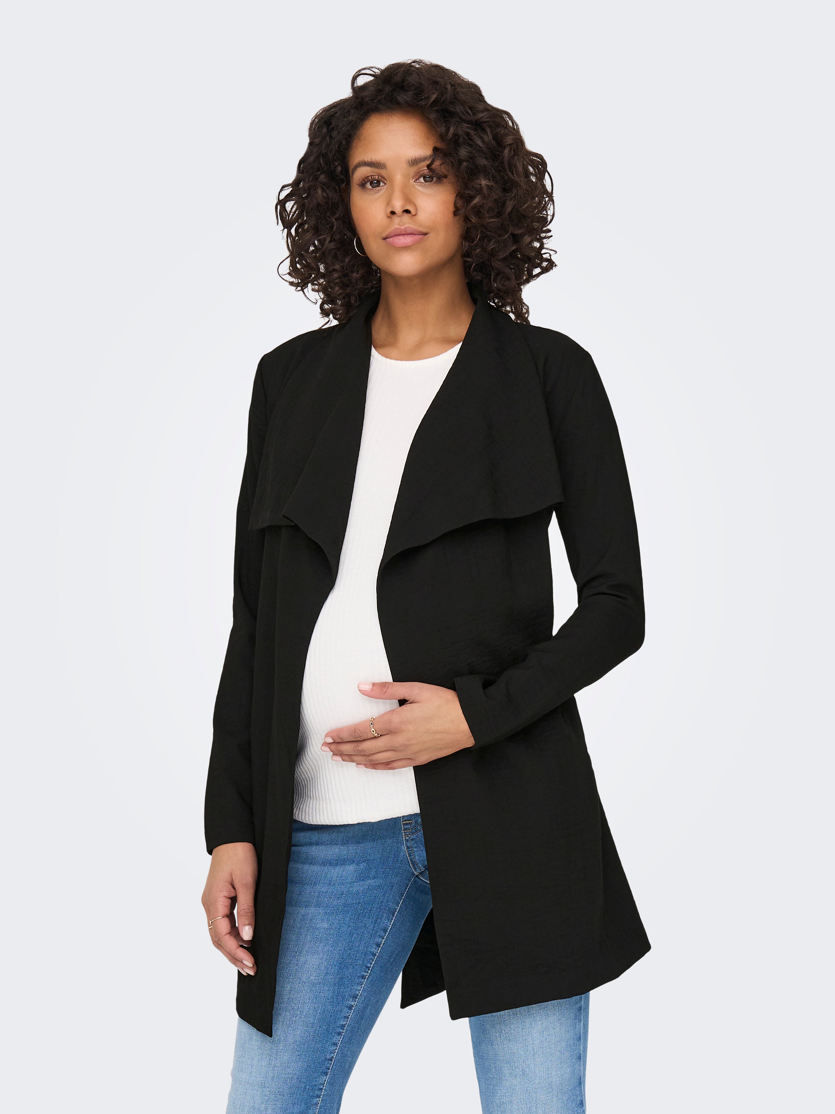 Maternity Faux Fur Trim Parka Coat | boohoo