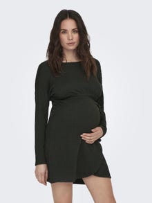 ONLY Regular Fit Round Neck Maternity Short dress -Rosin - 15305729
