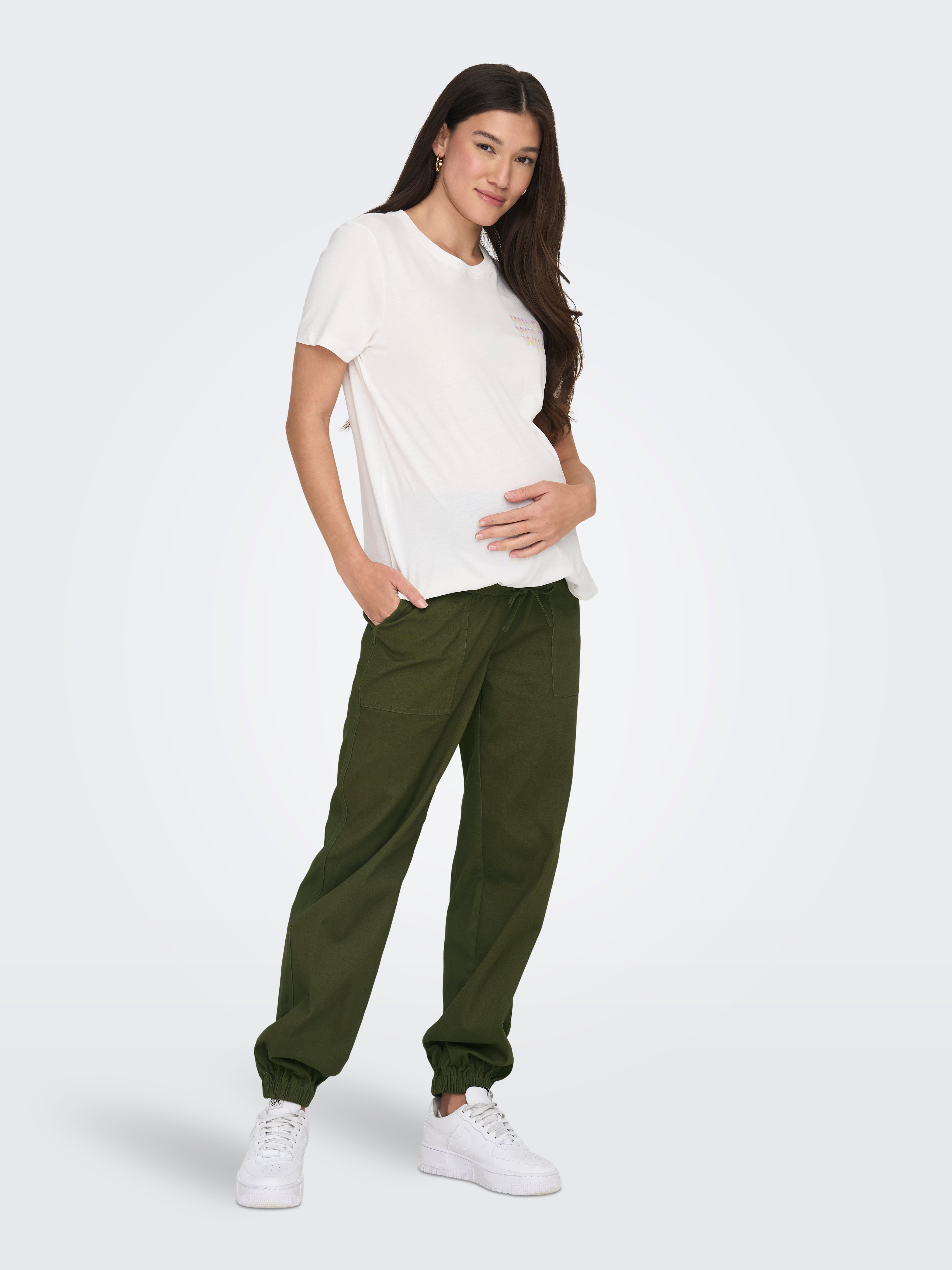 Pantalones best sale blancos premama