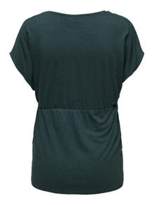 ONLY Normal geschnitten Rundhals T-Shirt -Green Gables - 15305785