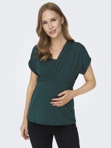 ONLY T-shirts Regular Fit Col rond -Green Gables - 15305785
