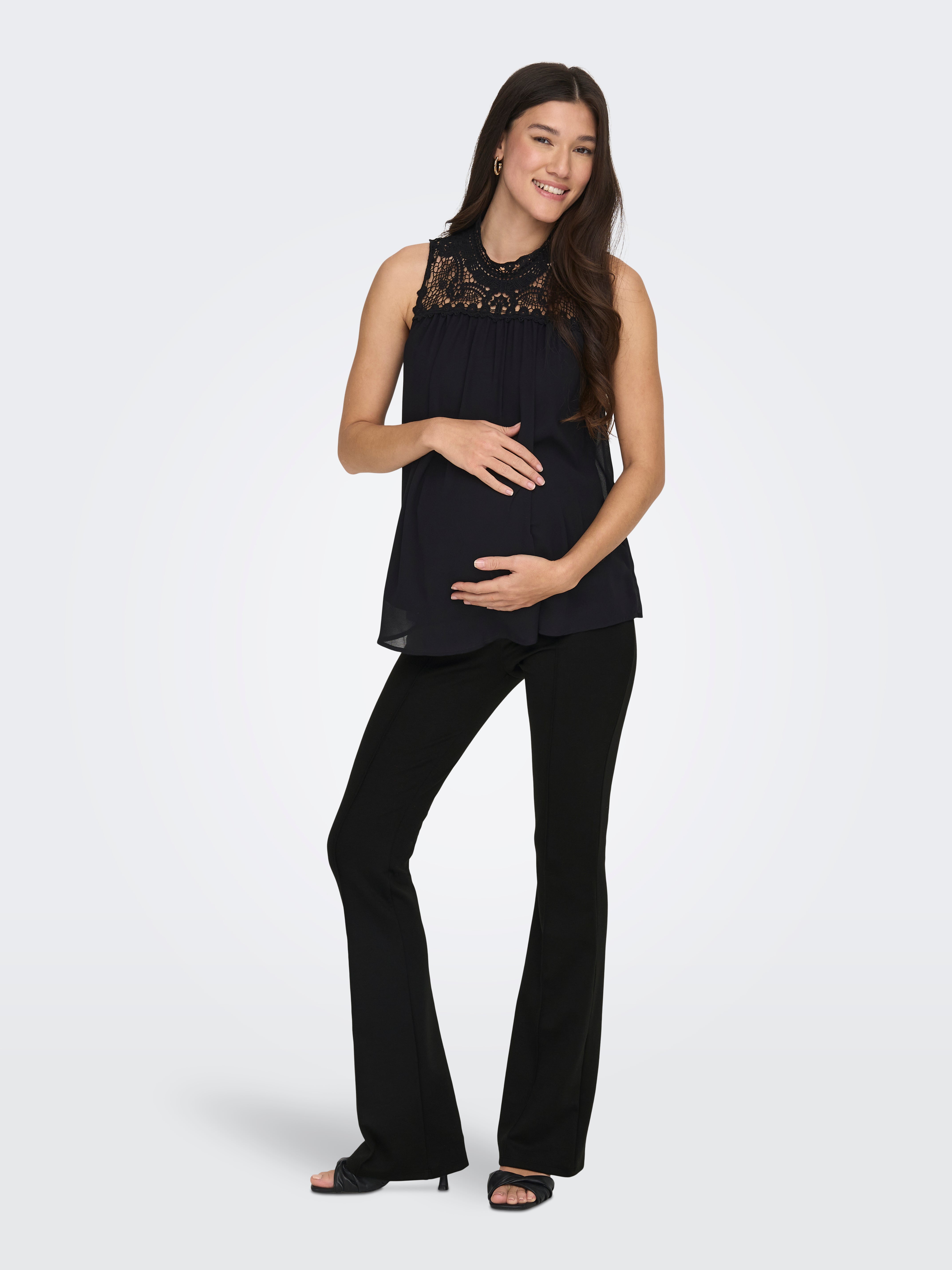 ASOS DESIGN Maternity chino trousers with under the bump waistband | ASOS