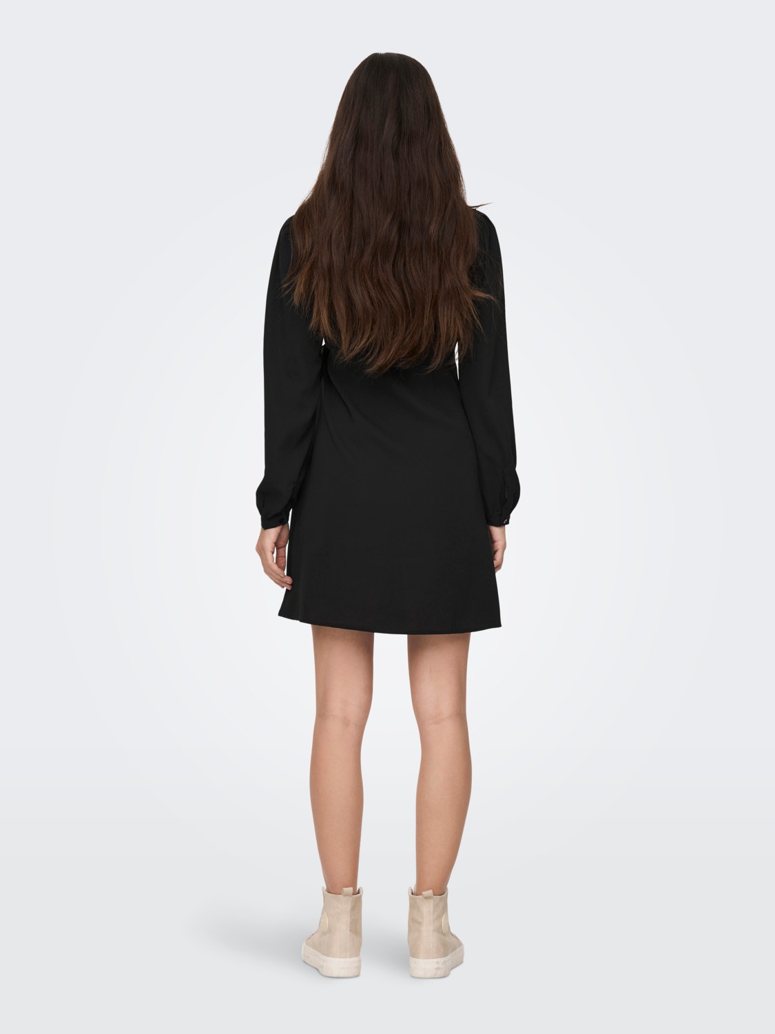 ONLY Regular Fit V-hals Kort kjole -Black - 15305795