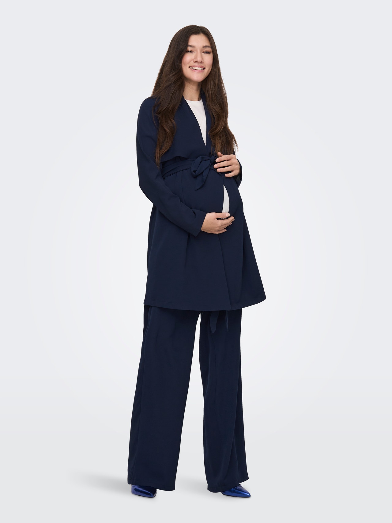 ONLY OLMMIKA Wide leg fit Palazzobukser -Night Sky - 15305797