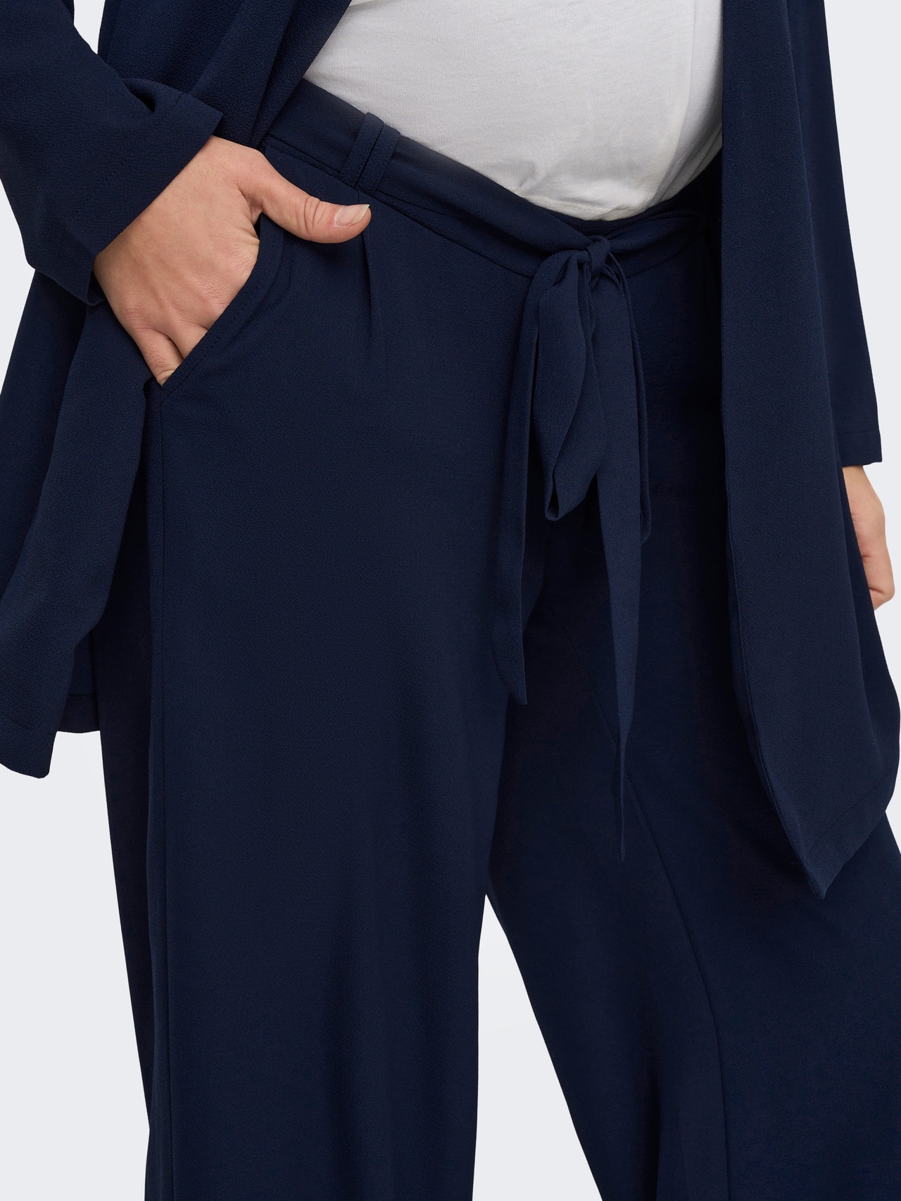 ONLY OLMMIKA Wide leg fit Palazzobukser -Night Sky - 15305797