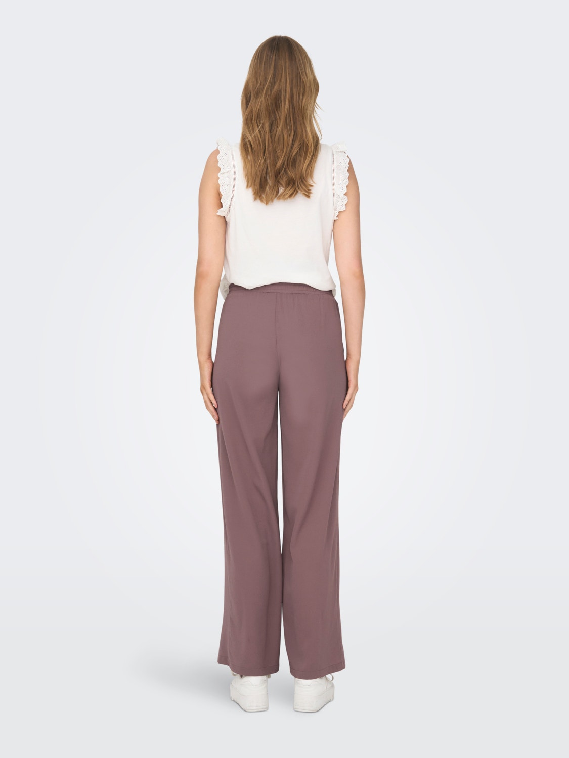 ONLY Pantalones Corte wide leg -Rose Taupe - 15305797