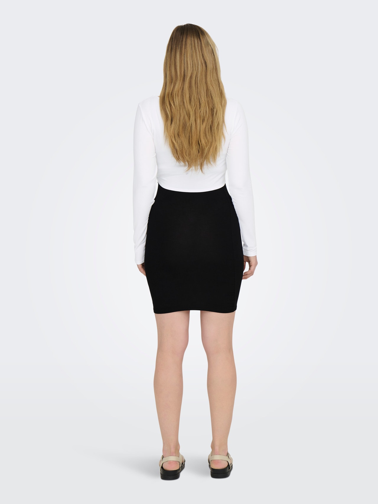 ONLY Regular Fit O-Neck Long dress -Black - 15305817