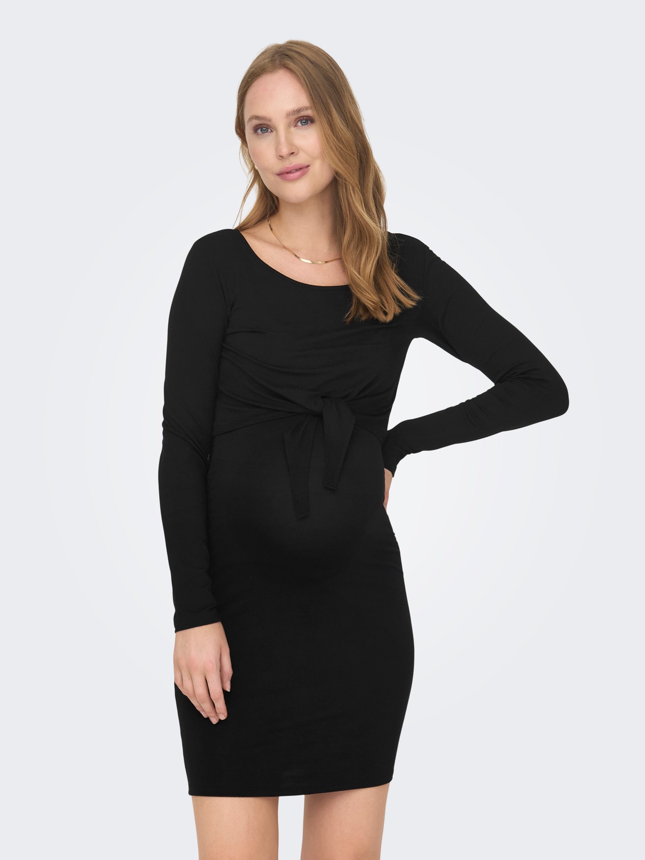 ONLY Regular Fit O-hals Lang kjole -Black - 15305817