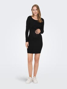 ONLY Robe longue Regular Fit Col rond -Black - 15305817