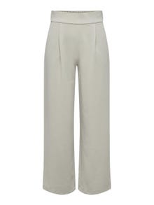 ONLY Pantalones Corte regular Cintura alta -Chateau Gray - 15305888