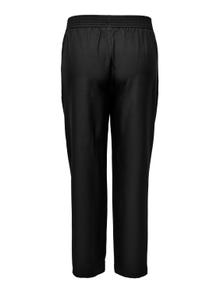 ONLY Pantalons Loose Fit Taille moyenne Curve -Black - 15305946