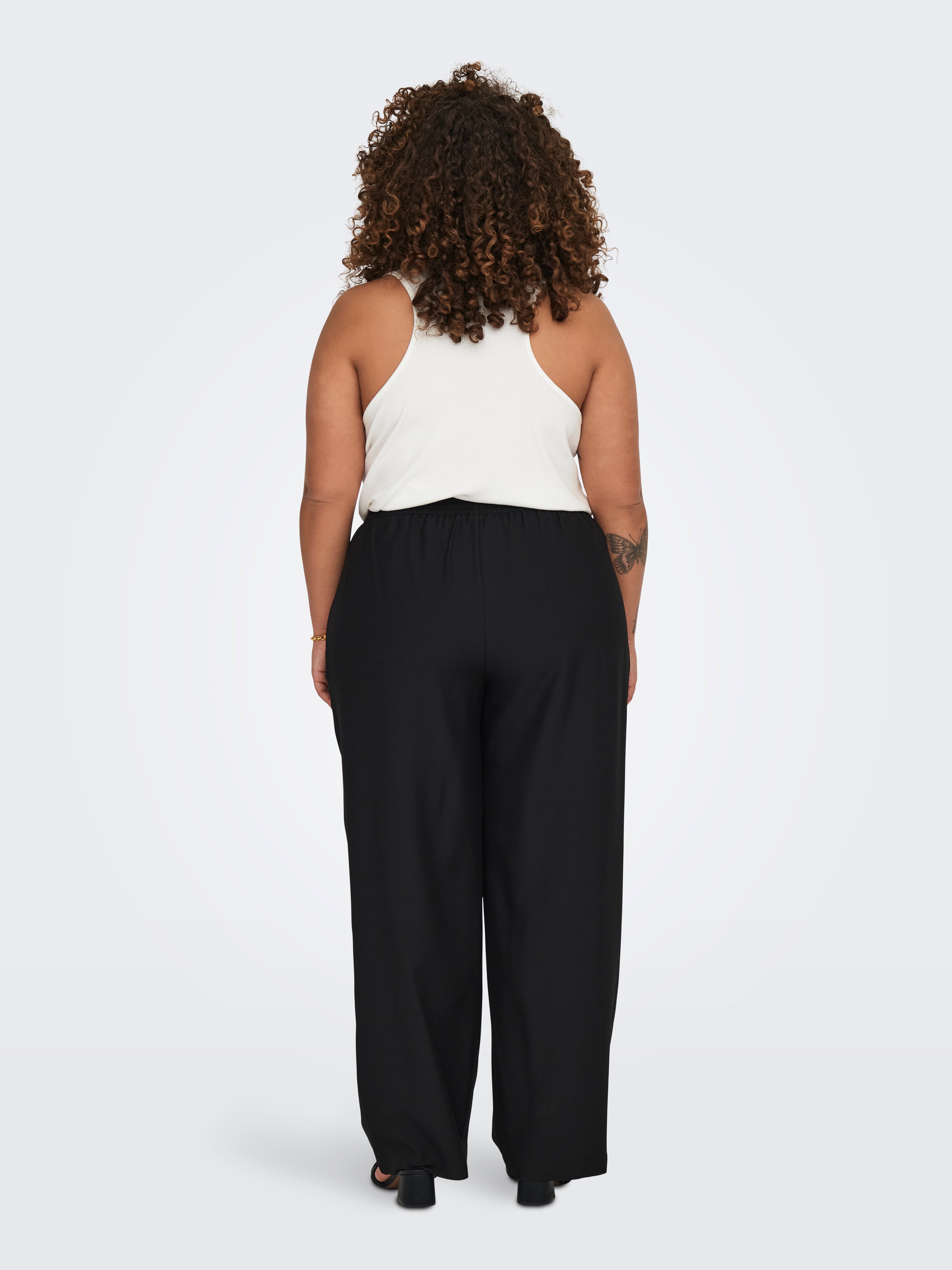 Curvy fit shop black pants