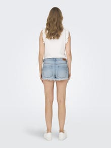ONLY Mama shorts with elasticated waist -Light Blue Denim - 15305950