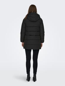 ONLY Hood Coat -Black - 15305953