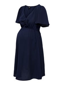 ONLY Mama dress with v-neck -Night Sky - 15305964