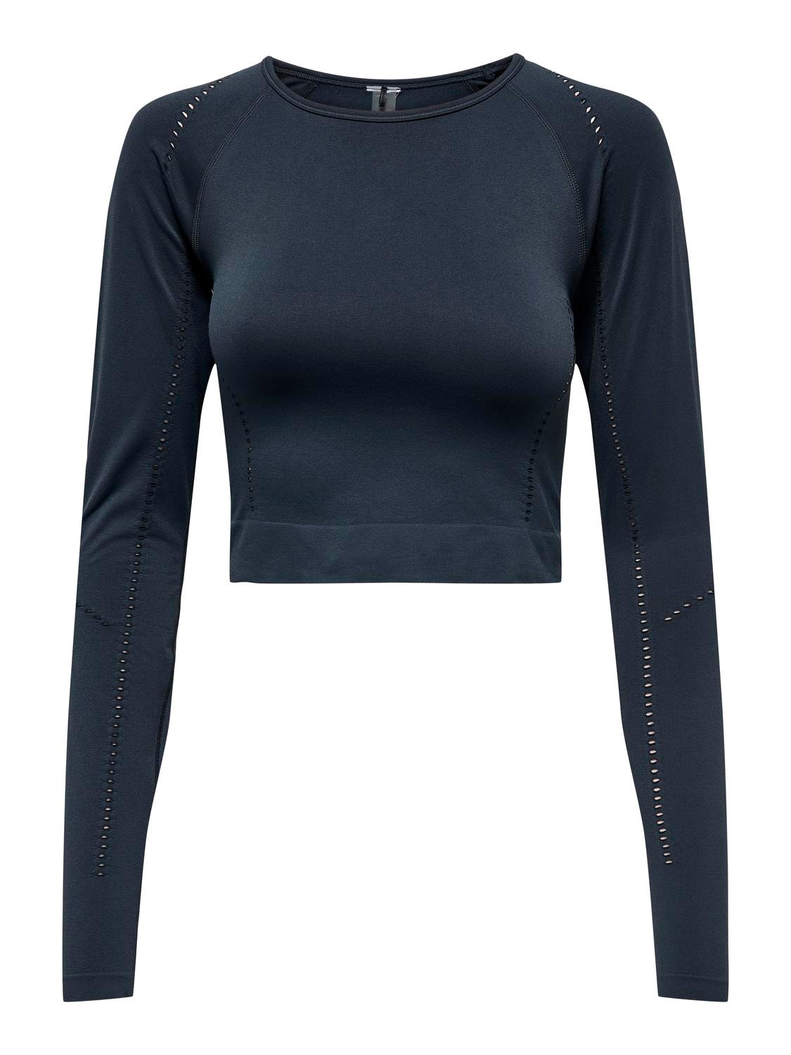 ONLY Cropped training top -Blue Nights - 15305971