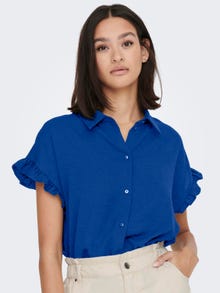 ONLY Shirt with frill details -Surf the Web - 15305986