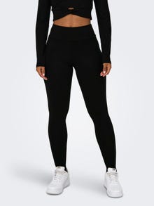 ONLY Trainings tights with high waist -Black - 15305987
