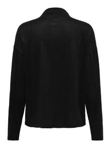 ONLY TOP WITH HIGH NECK -Black - 15306038