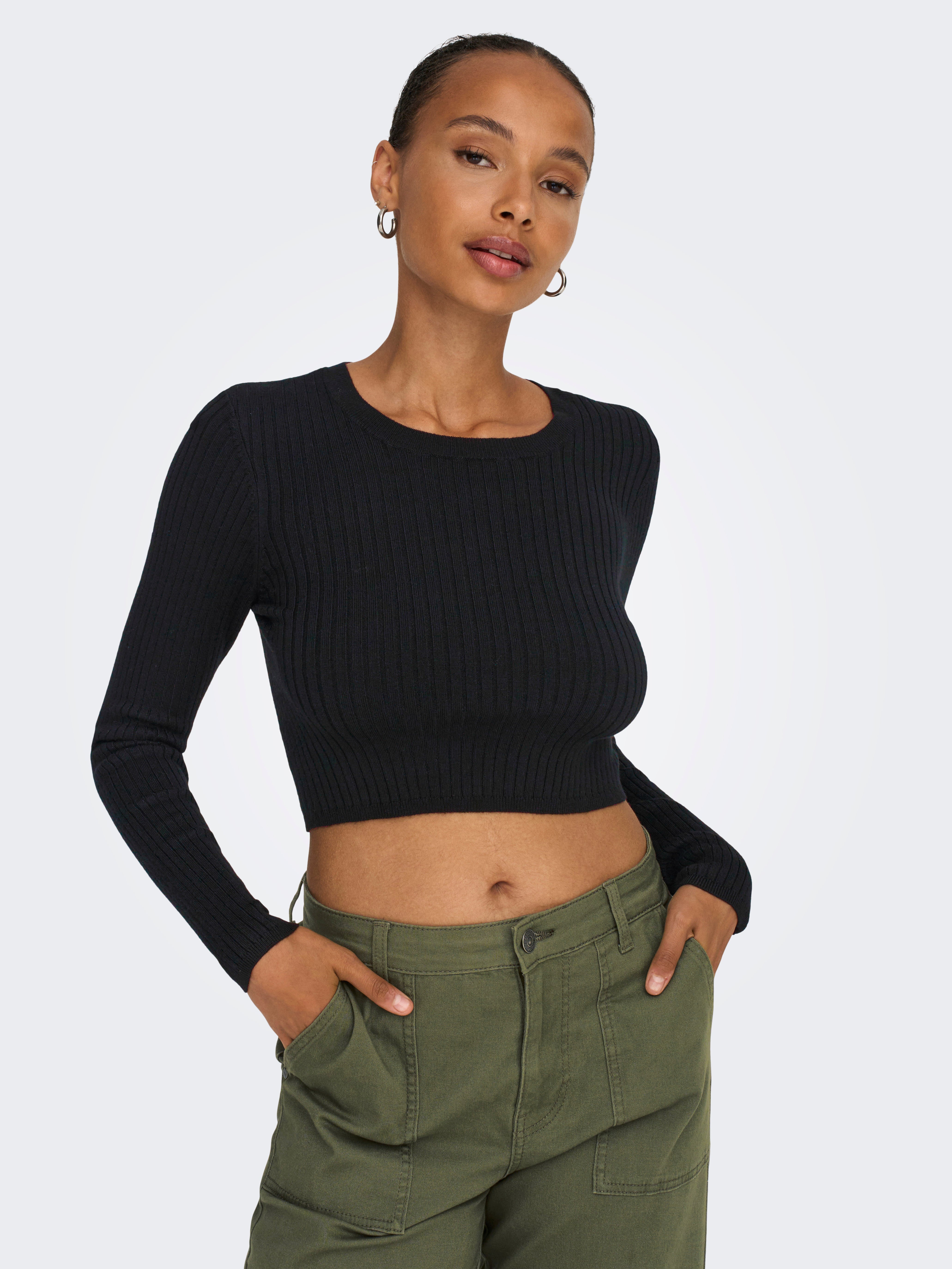 トップス IRELAND HANDKNIT BLACK36 NIKA top – Soulland