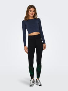 ONLY Leggings Tight Fit Taille haute -Black - 15306074
