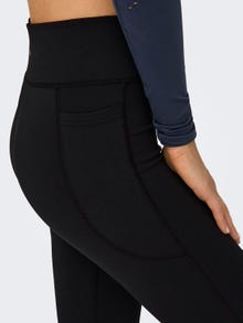 ONLY High waist training tights -Black - 15306074