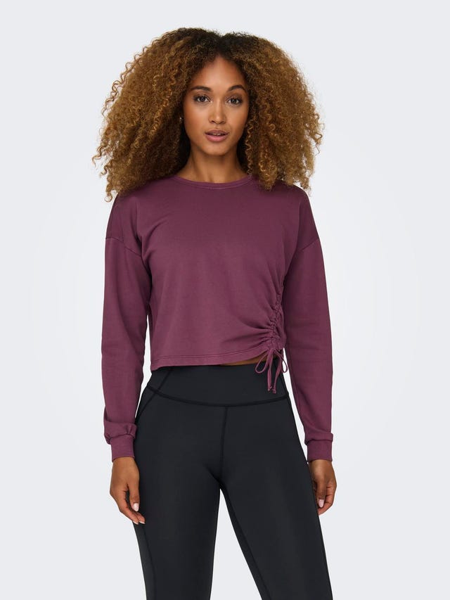 ONLY Loose Fit Round Neck Dropped shoulders Sweatshirt - 15306112