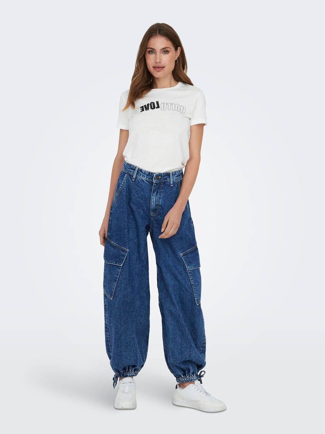 High waisted 2025 jogger jeans