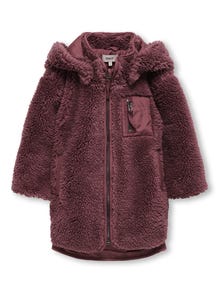 ONLY Abnehmbare Kapuze Jacke -Rose Brown - 15306394
