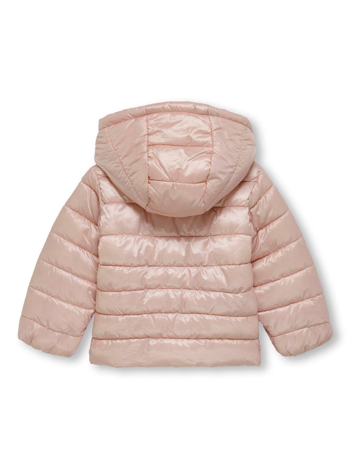 ONLY Hood Quilted Jacket -Rose Smoke - 15306395