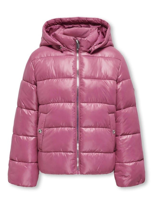 ONLY Detachable hood Quilted Jacket - 15306406