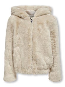 ONLY Hooded jacket -Oatmeal - 15306413