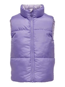ONLY High stand-up collar Otw Gilet -Pastel Lilac - 15306414