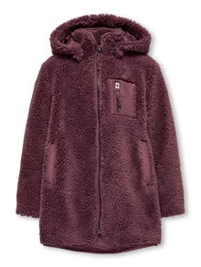 ONLY Abnehmbare Kapuze Jacke -Rose Brown - 15306416