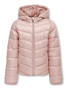 ONLY Hood Quilted Jacket -Rose Smoke - 15306418