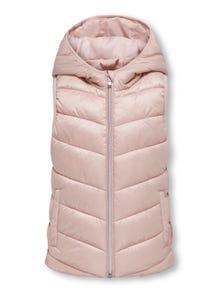 ONLY Gilets anti-froid Capuche -Rose Smoke - 15306419