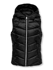 ONLY Gilets anti-froid Capuche -Black - 15306419