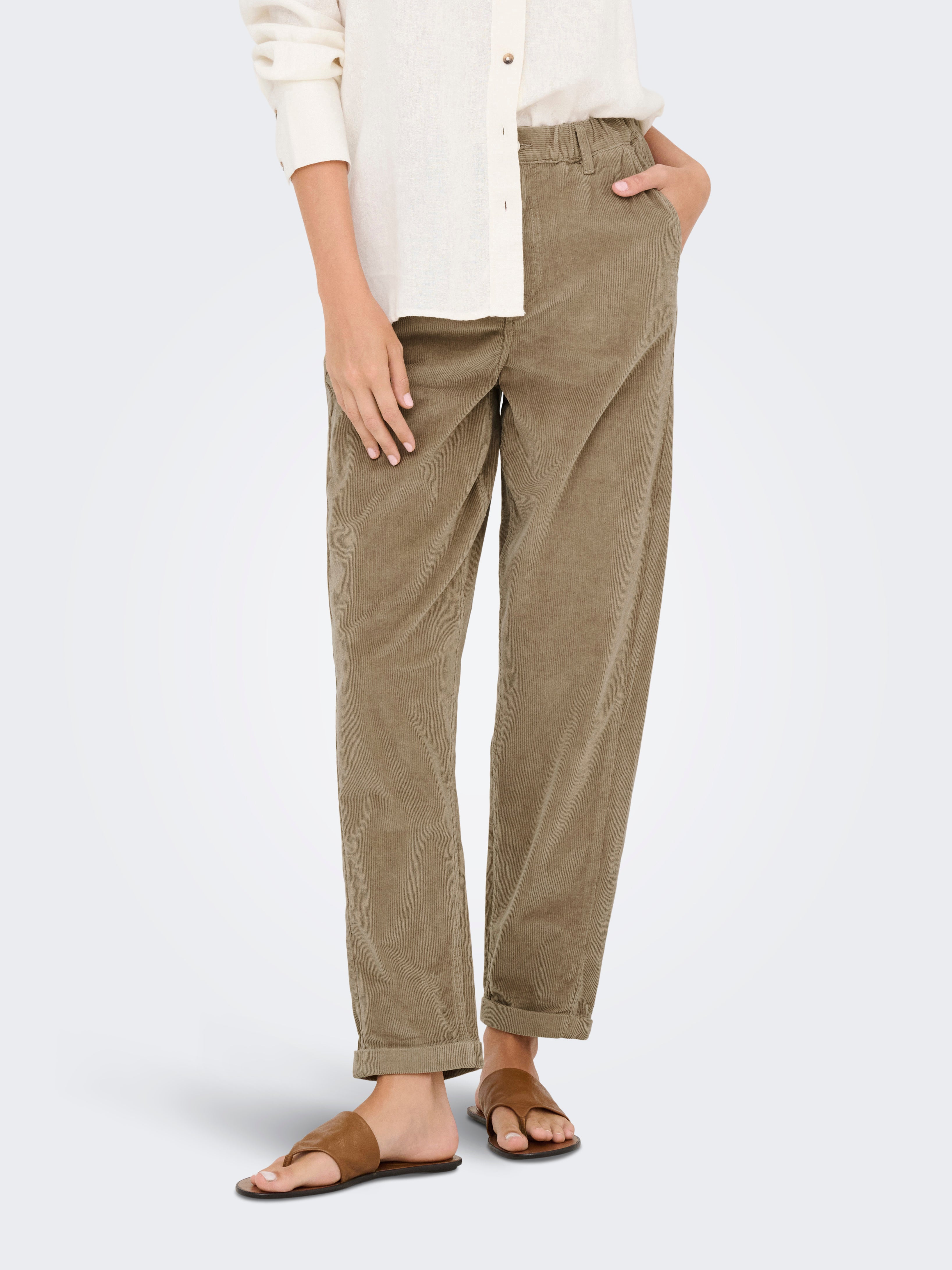 Onlflora Klassische Cordhose Im Carrot Fit