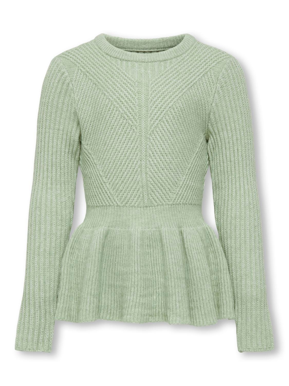 ONLY Normal passform O-ringning Pullover -Smoke Green - 15306443