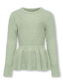 ONLY Regular Fit Round Neck Pullover -Smoke Green - 15306443
