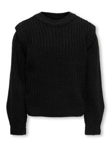 ONLY Regular Fit Round Neck Pullover -Black - 15306449