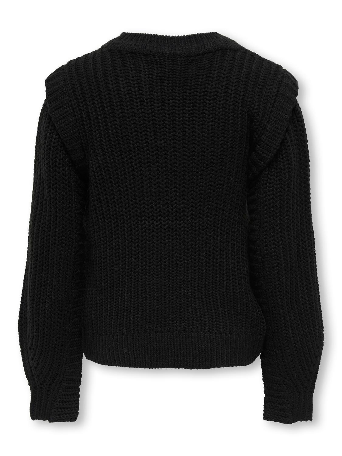 ONLY Regular fit O-hals Pullover -Black - 15306449