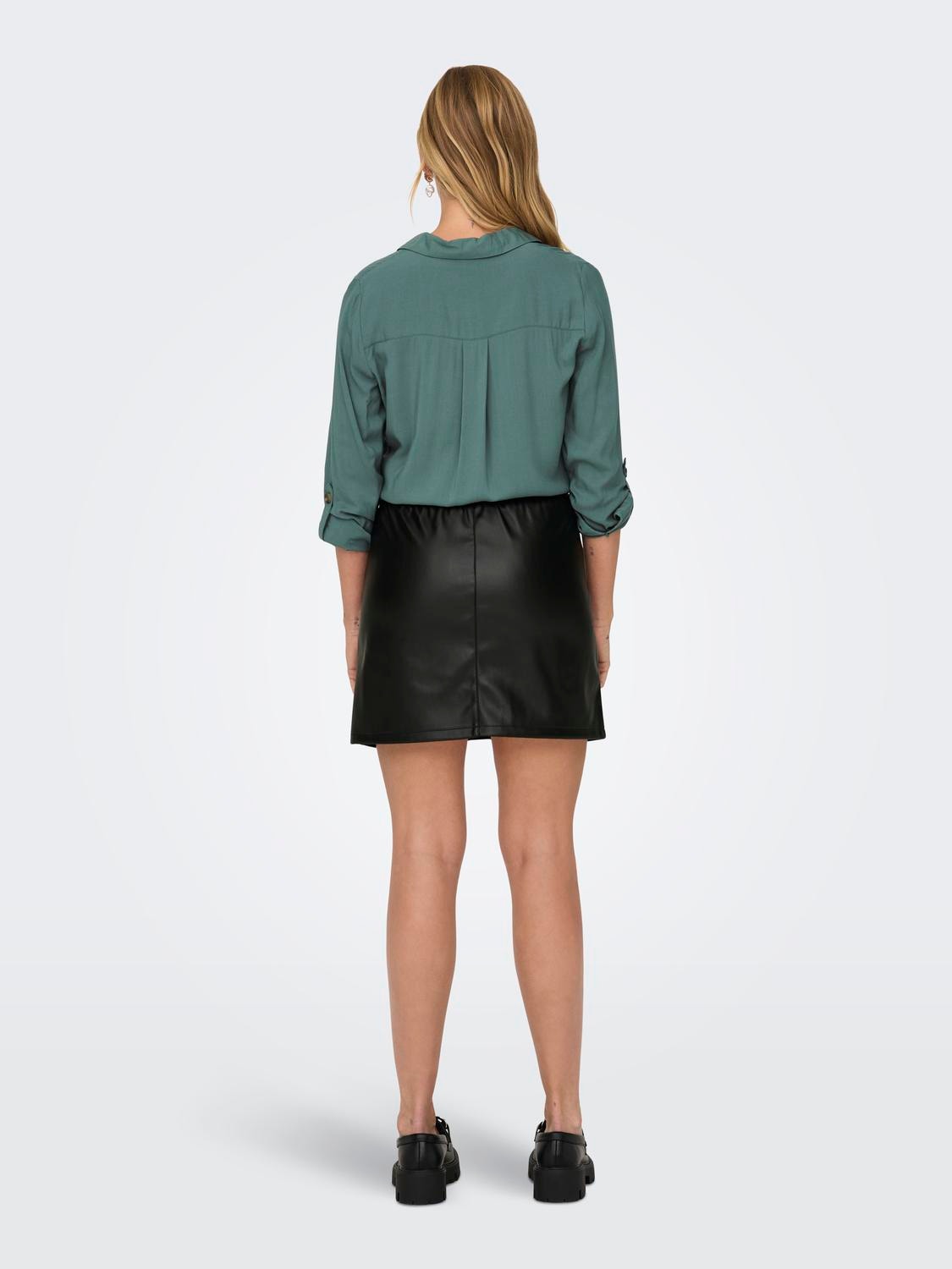 ONLY High waist Short skirt -Black - 15306469