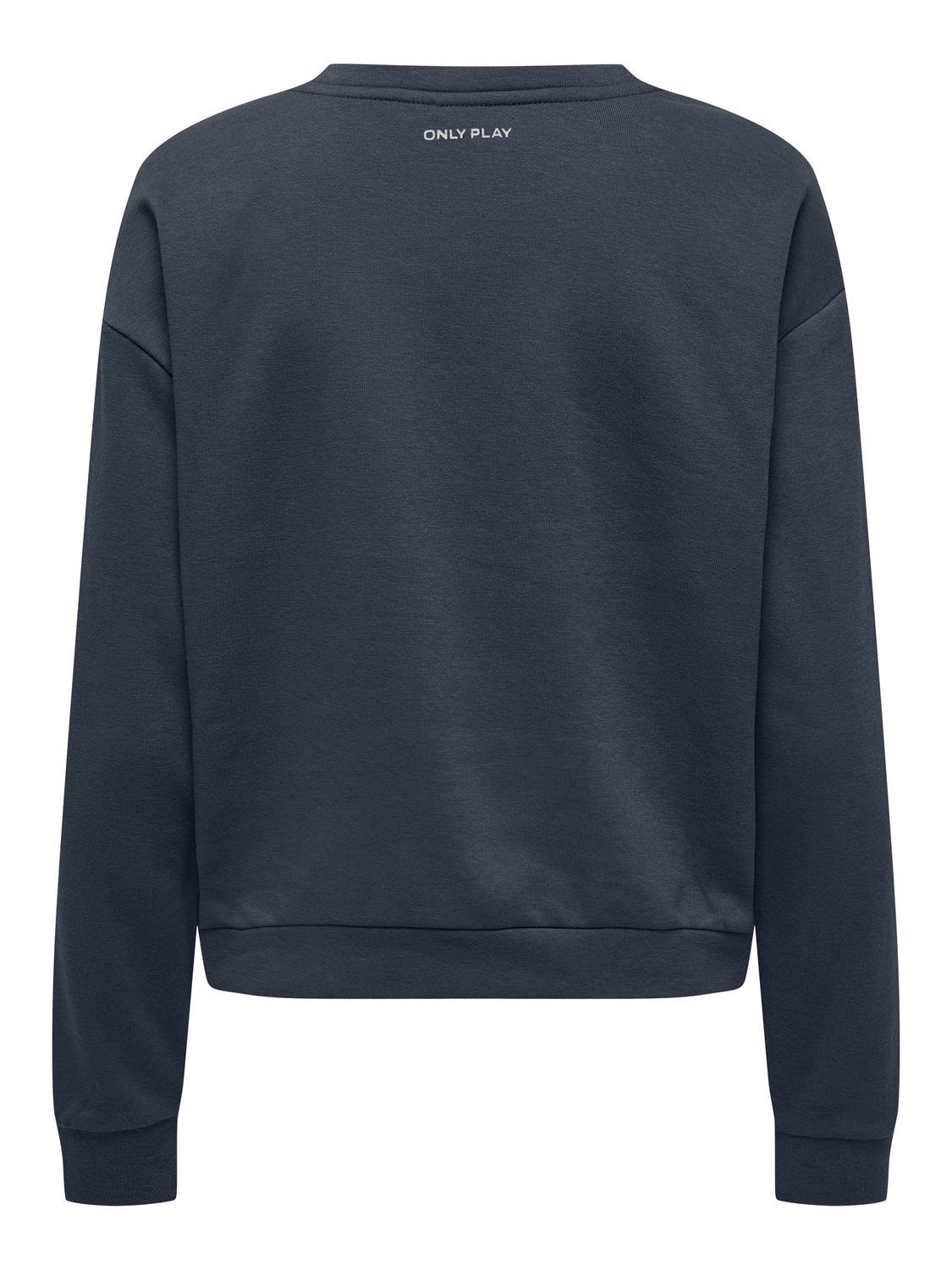 ONLY Regular fit O-hals Verlaagde schoudernaden Sweatshirt -Blue Nights - 15306488