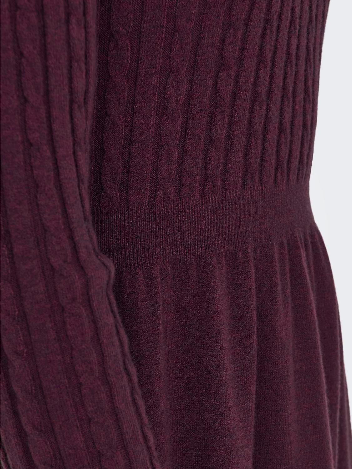 Mini o-neck knitted dress with | discount! 30% ONLY®
