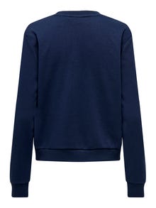 ONLY Sweat-shirts Regular Fit Col rond -Dress Blues - 15306570