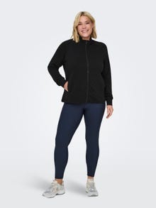 ONLY Regular fit Hoge hals Curve Sweatshirt -Black - 15306619