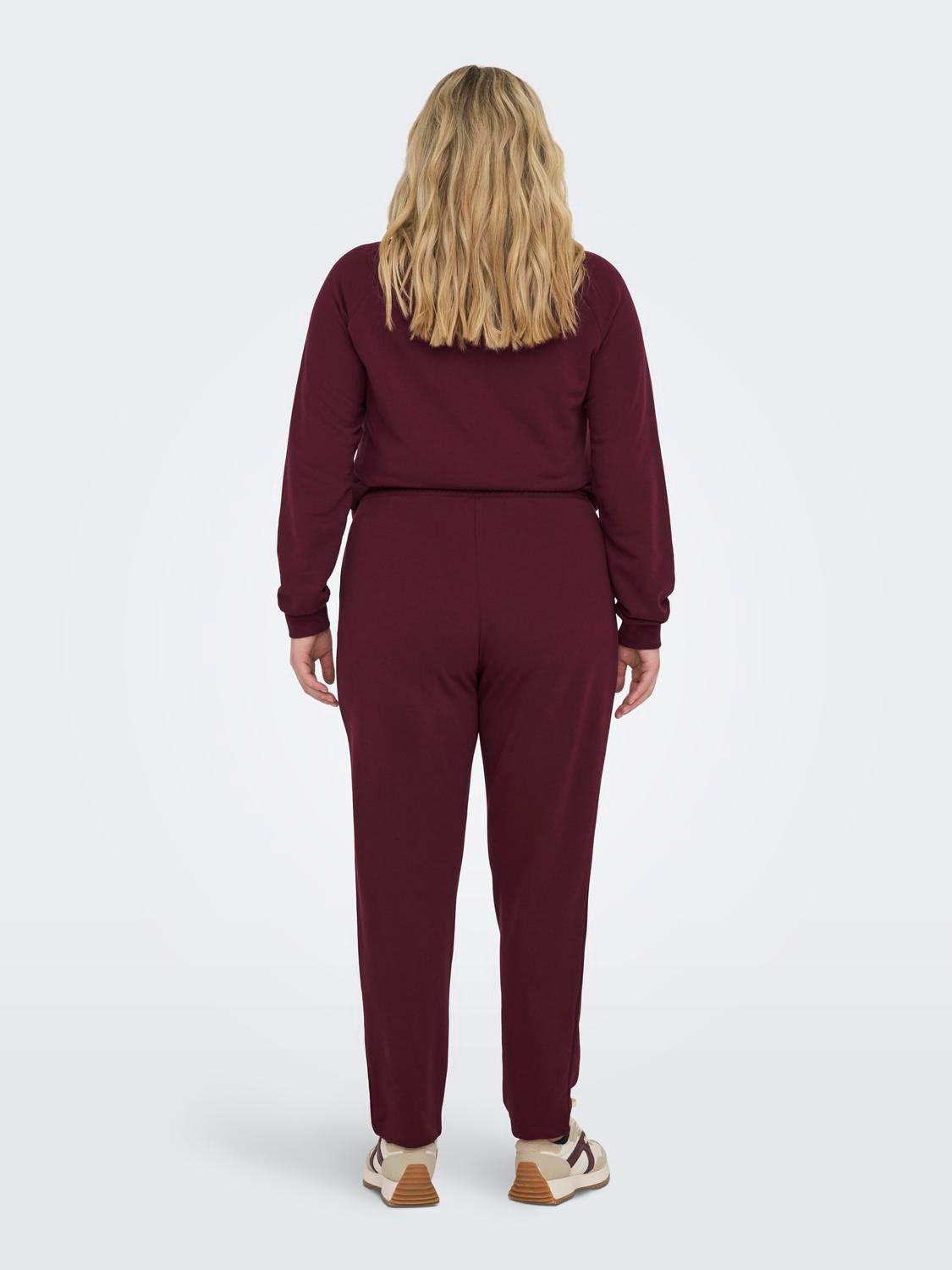 ONLY Curvy Training trousers -Windsor Wine - 15306633