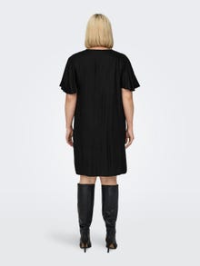 ONLY Loose Fit V-Neck Short dress -Black - 15306702