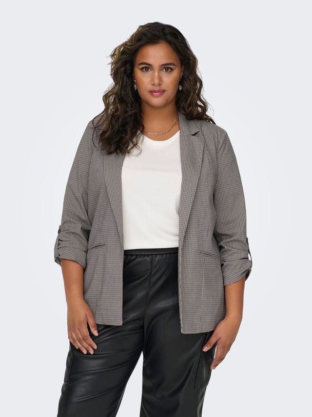 ONLY Blazers Regular Fit Col à revers Curve - 15306757